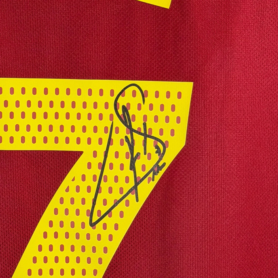 RaulSignedSpain2020HomeShirt-signature | Iconic Shirts