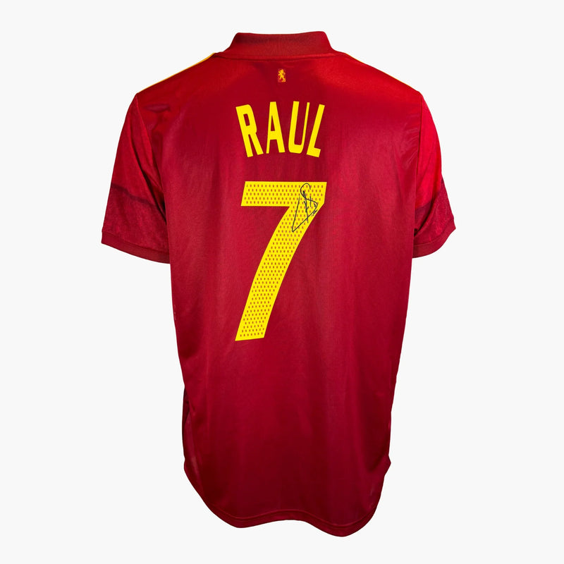 RaulSignedSpain2020HomeShirt | Iconic Shirts