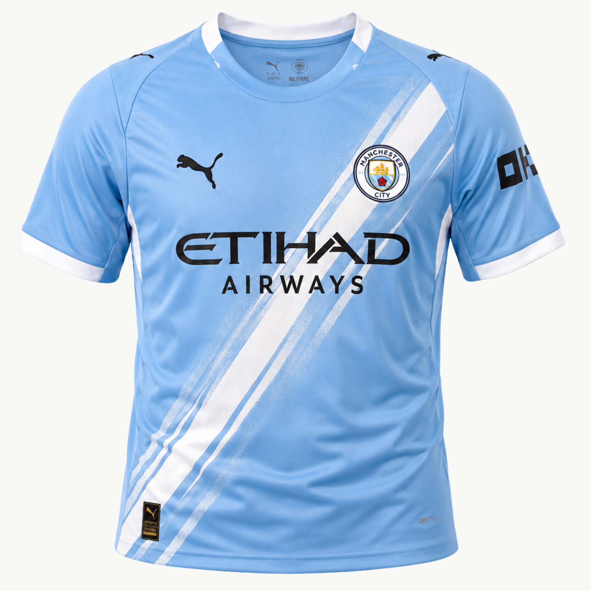 Rayan Cherki Gesigneerd Manchester City Thuisshirt 2025-2026