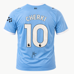 Rayan Cherki Gesigneerd Manchester City Thuisshirt 2025-2026