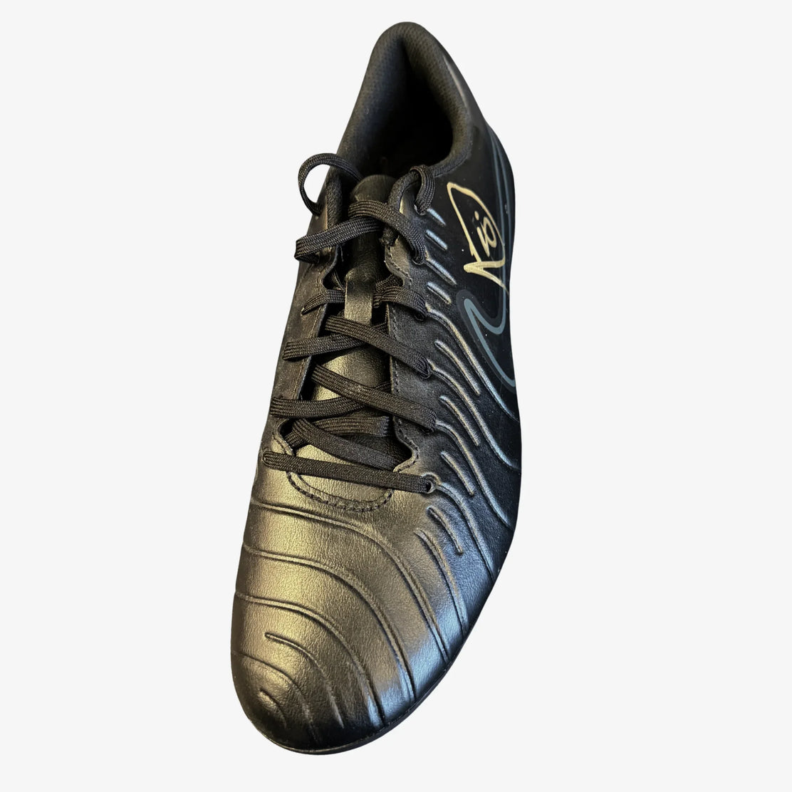 RioFerdinandSignedNikeTiempoFootballBoot-front | Iconic Shirts