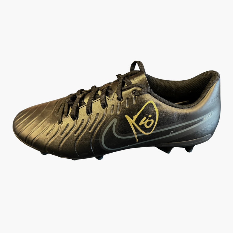 RioFerdinandSignedNikeTiempoFootballBoot | Iconic Shirts