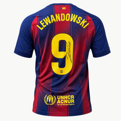Robert Lewandowski Signed FC Barcelona Football Shirt - 2025-26 Home