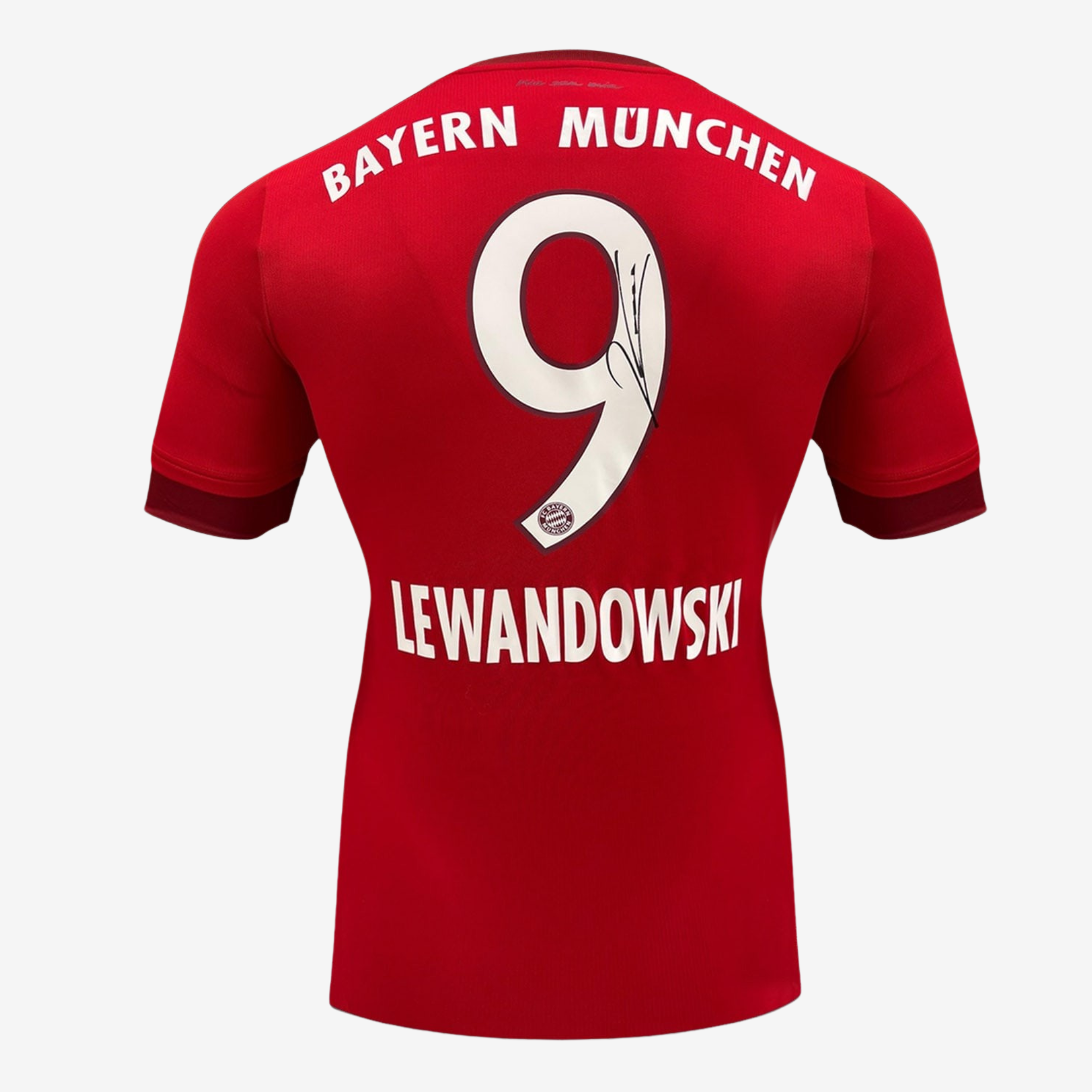 Robert Lewandowski Signed Original Bayern Munich Football Shirt - 2015-16 Home