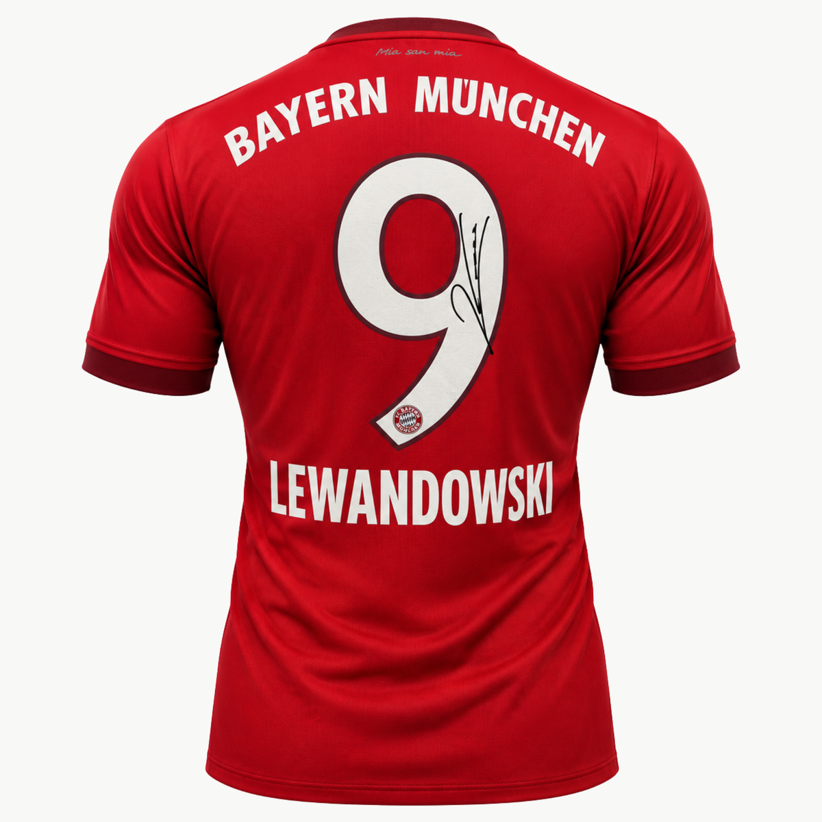 Robert Lewandowski Signed Original Bayern Munich Football Shirt - 2015-16 Home