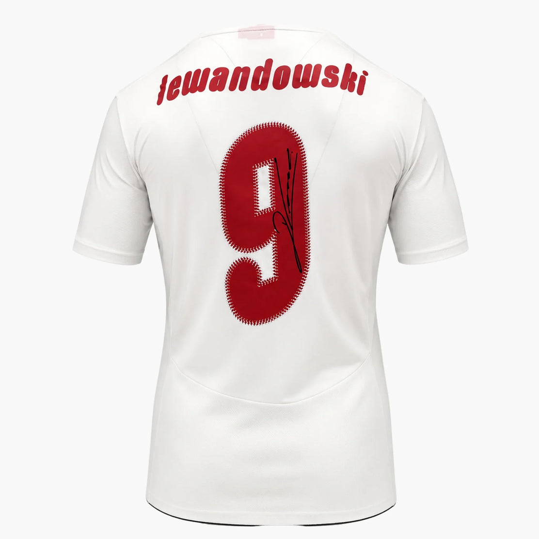 Maillot domicile original de Pologne signé par Robert Lewandowski - 2008 | Iconic Shirts