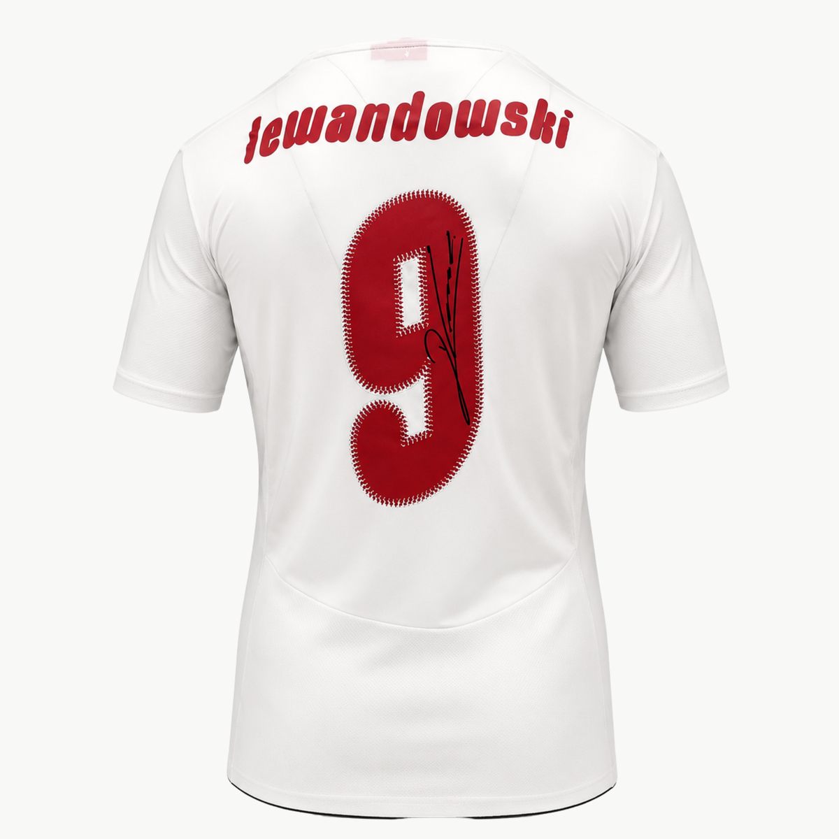 Robert Lewandowski Signed Original Poland Shirt - 2008 Home