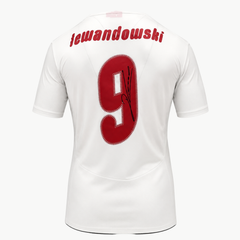 Robert Lewandowski Signed Original Poland Shirt - 2008 Home