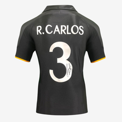 Roberto Carlos Signed Real Madrid Football Shirt - 1999-2000 Away