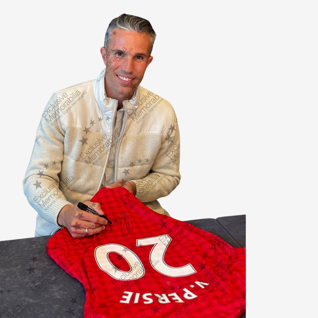 Robin van Persie Signed Original Manchester United Football Shirt - 2013-14 Home