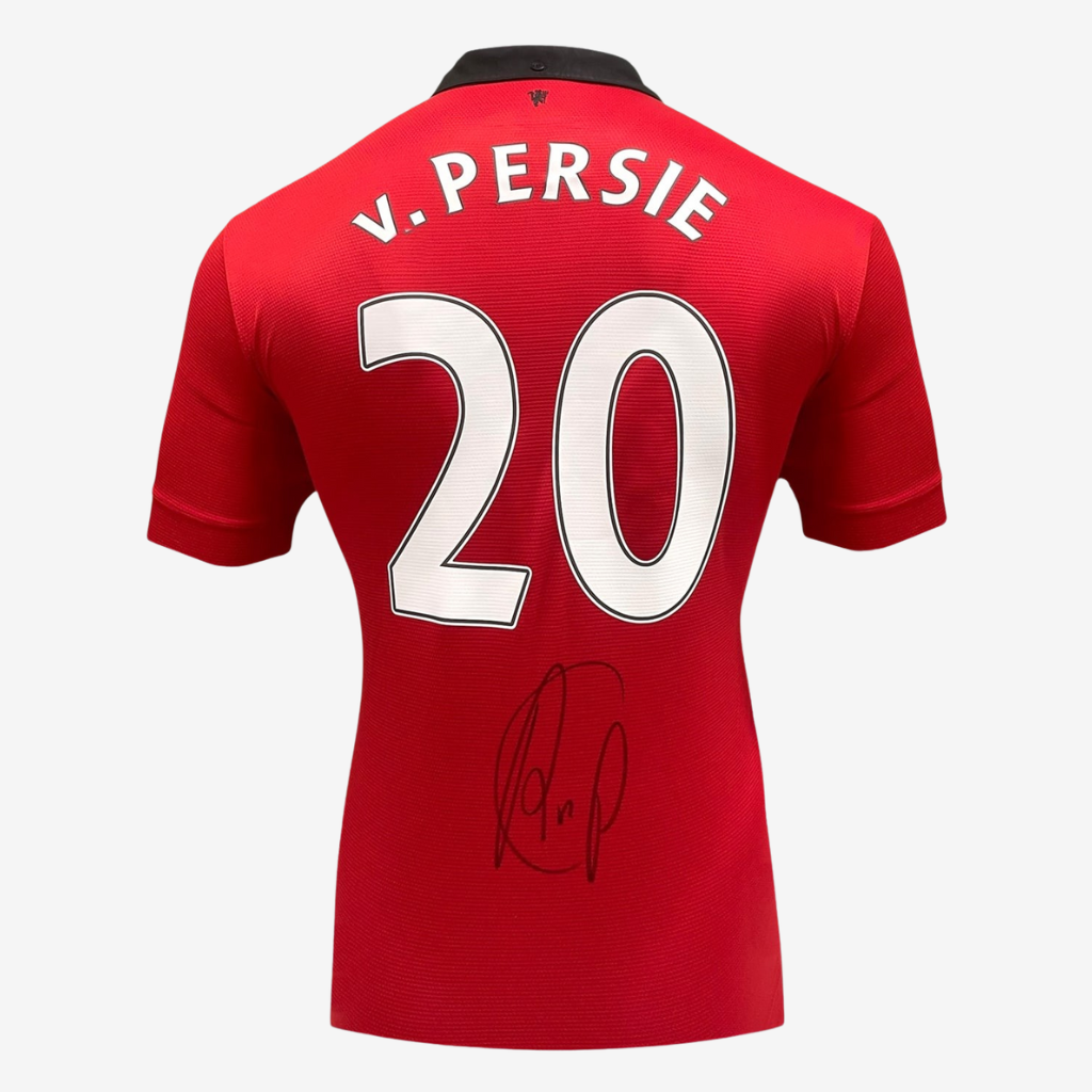 Robin van Persie Signed Original Manchester United Football Shirt - 2013-14 Home