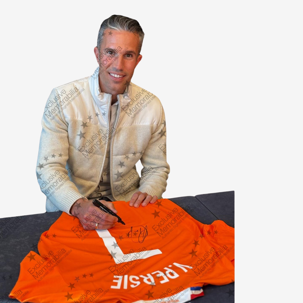 Robin van Persie Signed Orginal Netherlands Football Shirt - 2008-10 Home