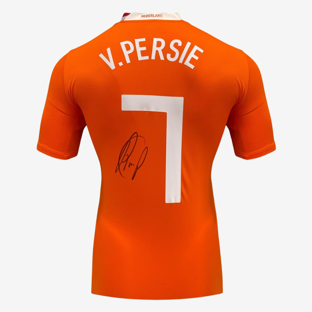 Robin van Persie Signed Orginal Netherlands Football Shirt - 2008-10 Home