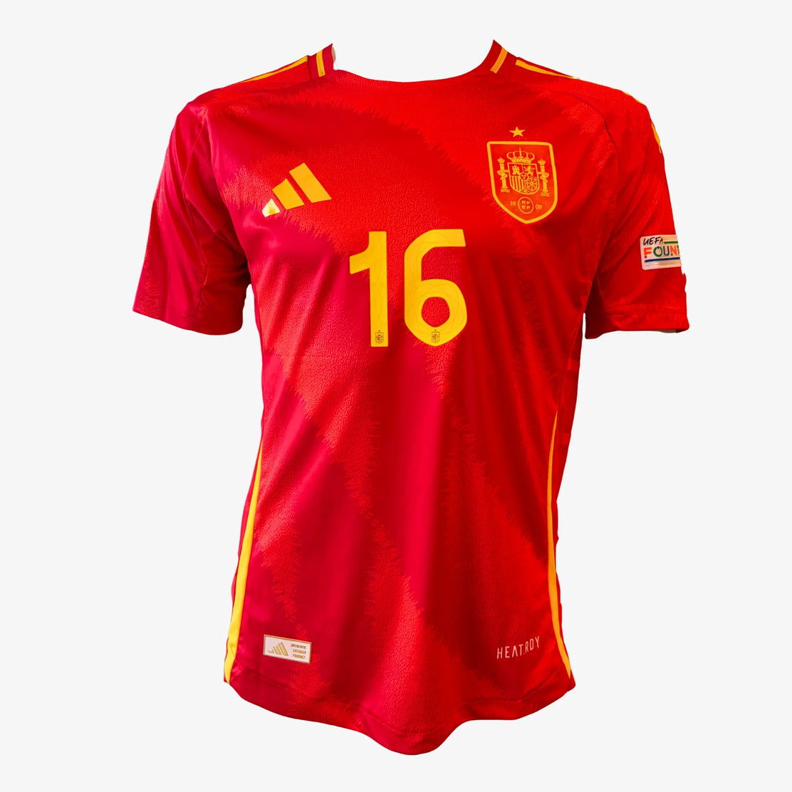 RodrigoSignedSpainHomeFootballShirt_Euro2024-front | Iconic Shirts