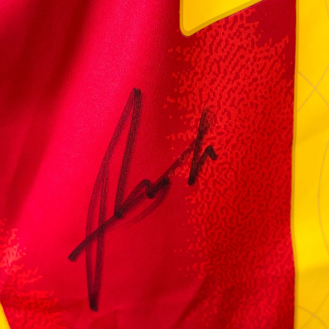 RodrigoSignedSpainHomeFootballShirt_Euro2024-signature | Iconic Shirts