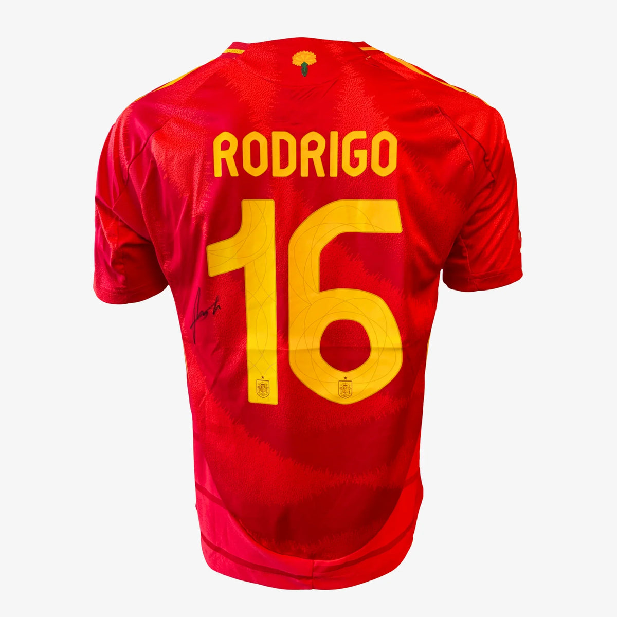RodrigoSignedSpainHomeFootballShirt_Euro2024 | Iconic Shirts
