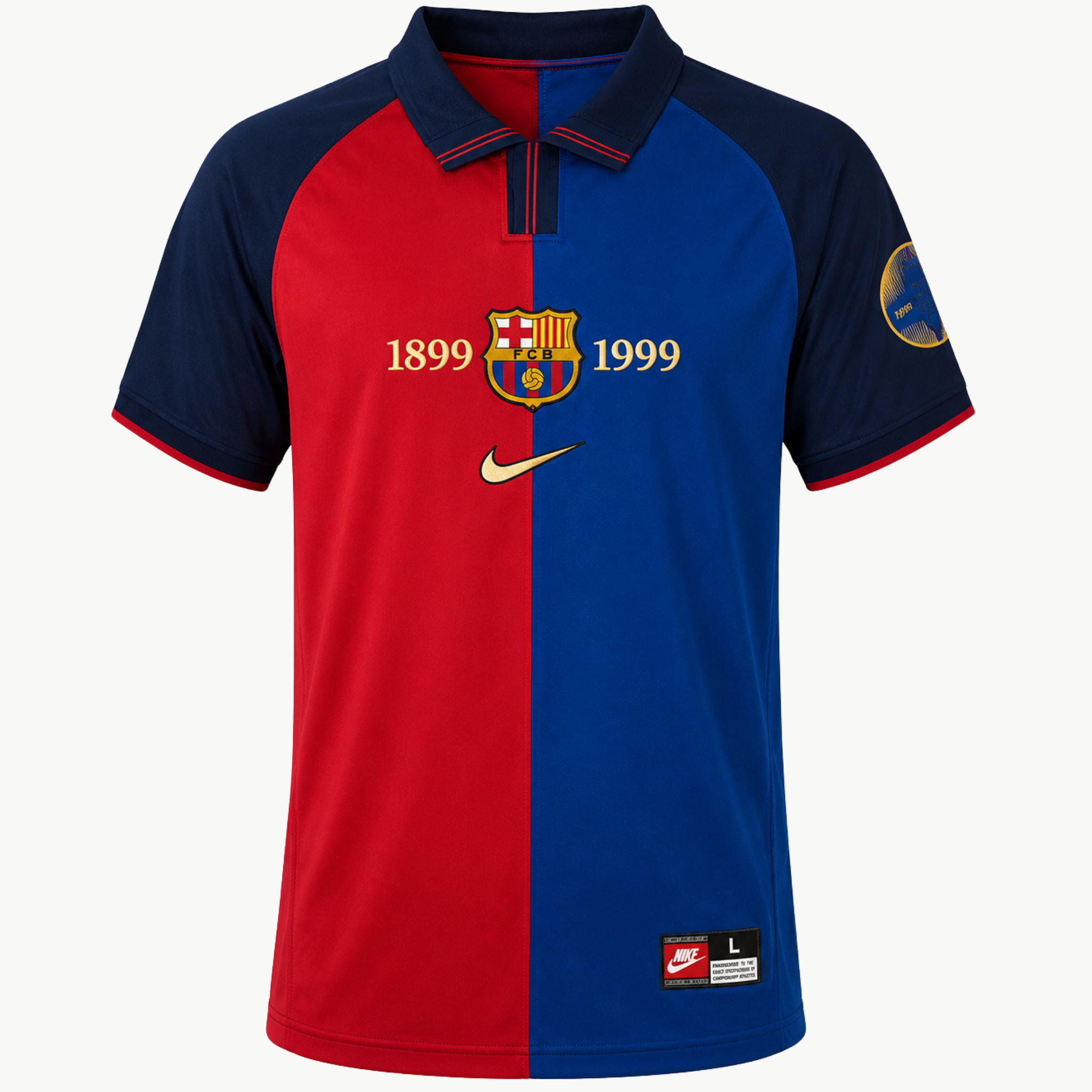 Ronald de Boer Signed FC Barcelona 1999 Centenary Shirt