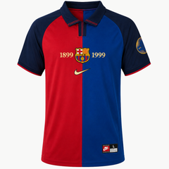 Ronald de Boer Signed FC Barcelona 1999 Centenary Shirt