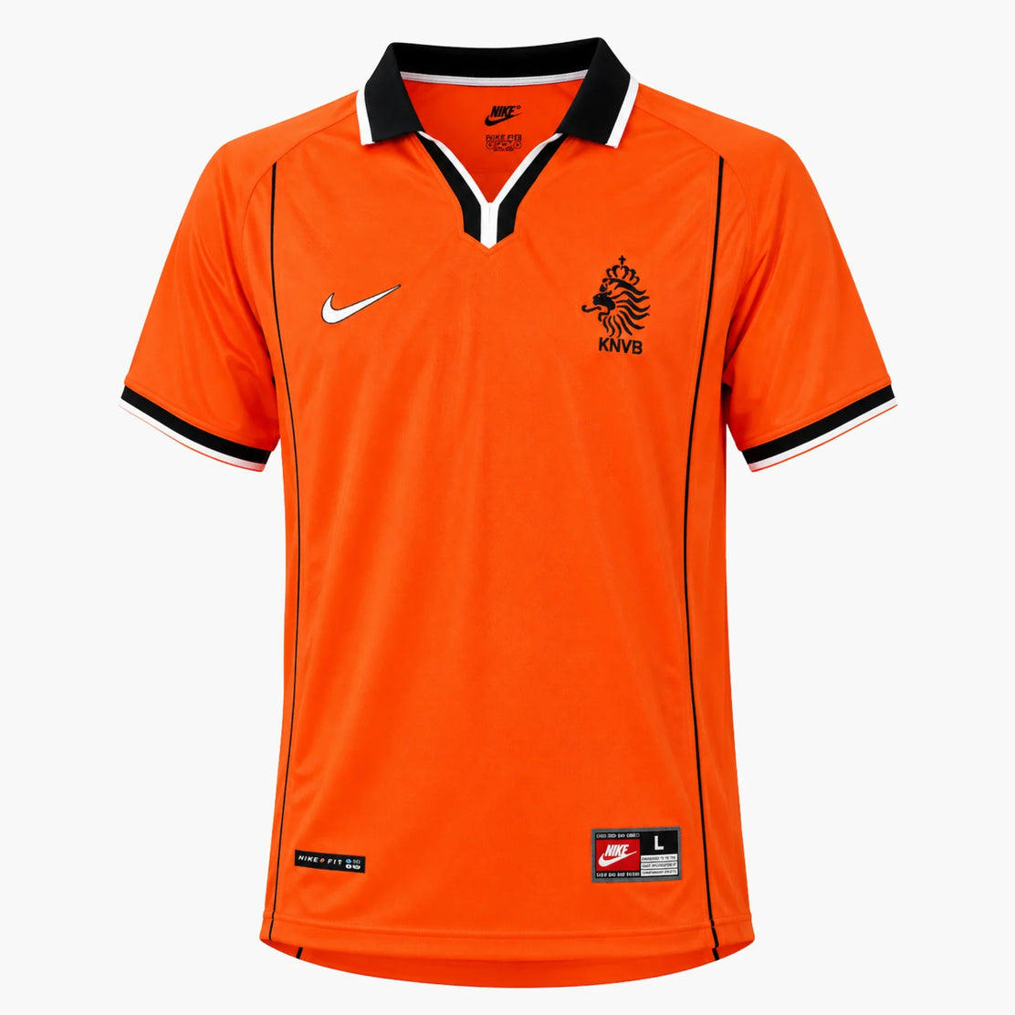 Ronald de Boer maillot domicile signé Pays-Bas 1998 - face avant | Iconic Shirts