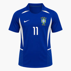 RonaldinhoSignedBrazil2002AwayShirt-front | Iconic Shirts