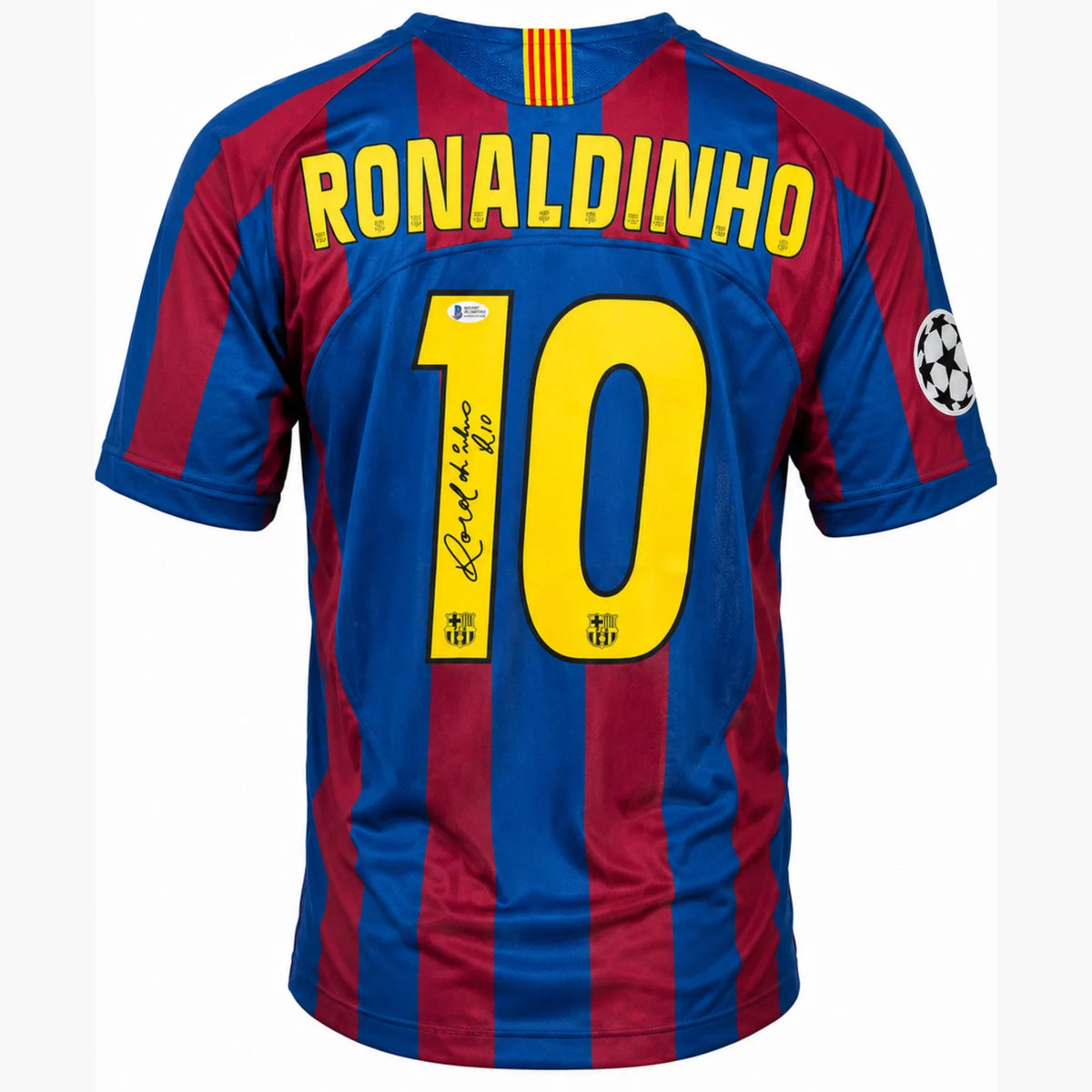 RonaldinhoSignedFCBarcelonaFootballShirt-2005-06HomeChampionsLeagueFinal-back_37dac02d-776c-46db-bb5b-a1de90ab3151 | Iconic Shirts