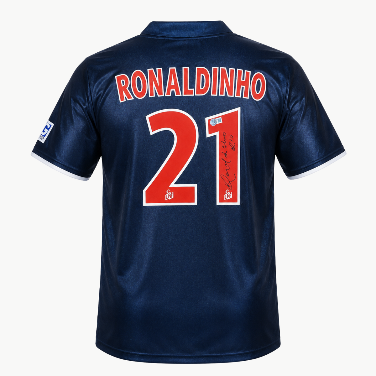 Ronaldinho Signed PSG Paris Saint Germain Home Shirt 2001–02