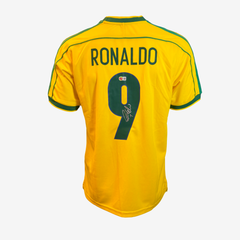 Ronaldo Nazário Signed Brazil Home Shirt - 1998