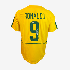 Ronaldo Nazário Signed Brazil Home Shirt - 2002
