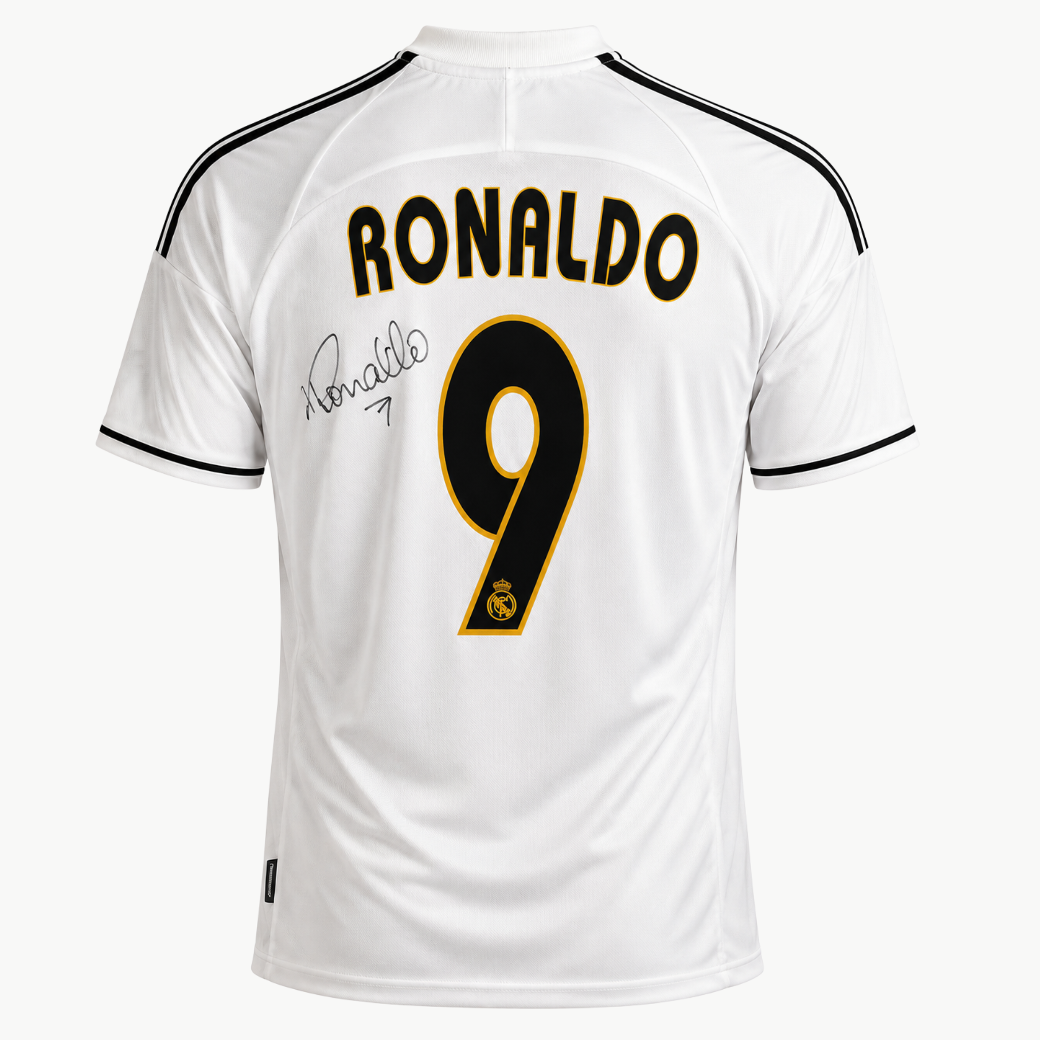 Ronaldo Nazário Signed Real Madrid 2003-2004 Retro Home Shirt