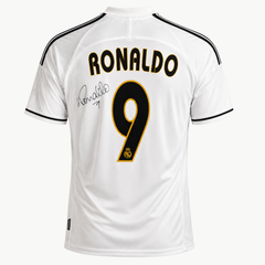 Ronaldo Nazário Signed Real Madrid 2003-2004 Retro Home Shirt
