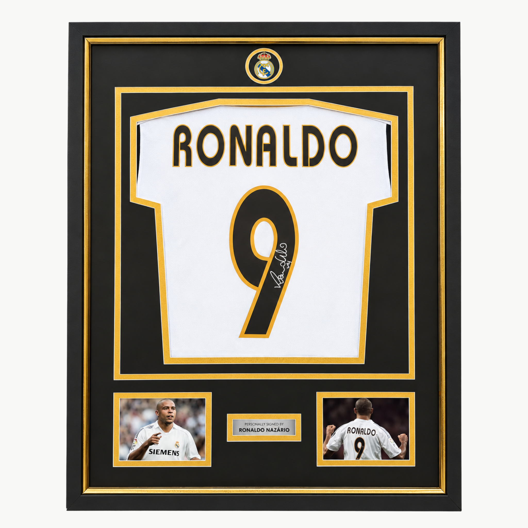 Ronaldo Nazário Signed Real Madrid Shirt – Premium Framed