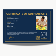 Ronaldo Nazário de Lima Signed Brazil Home Shirt