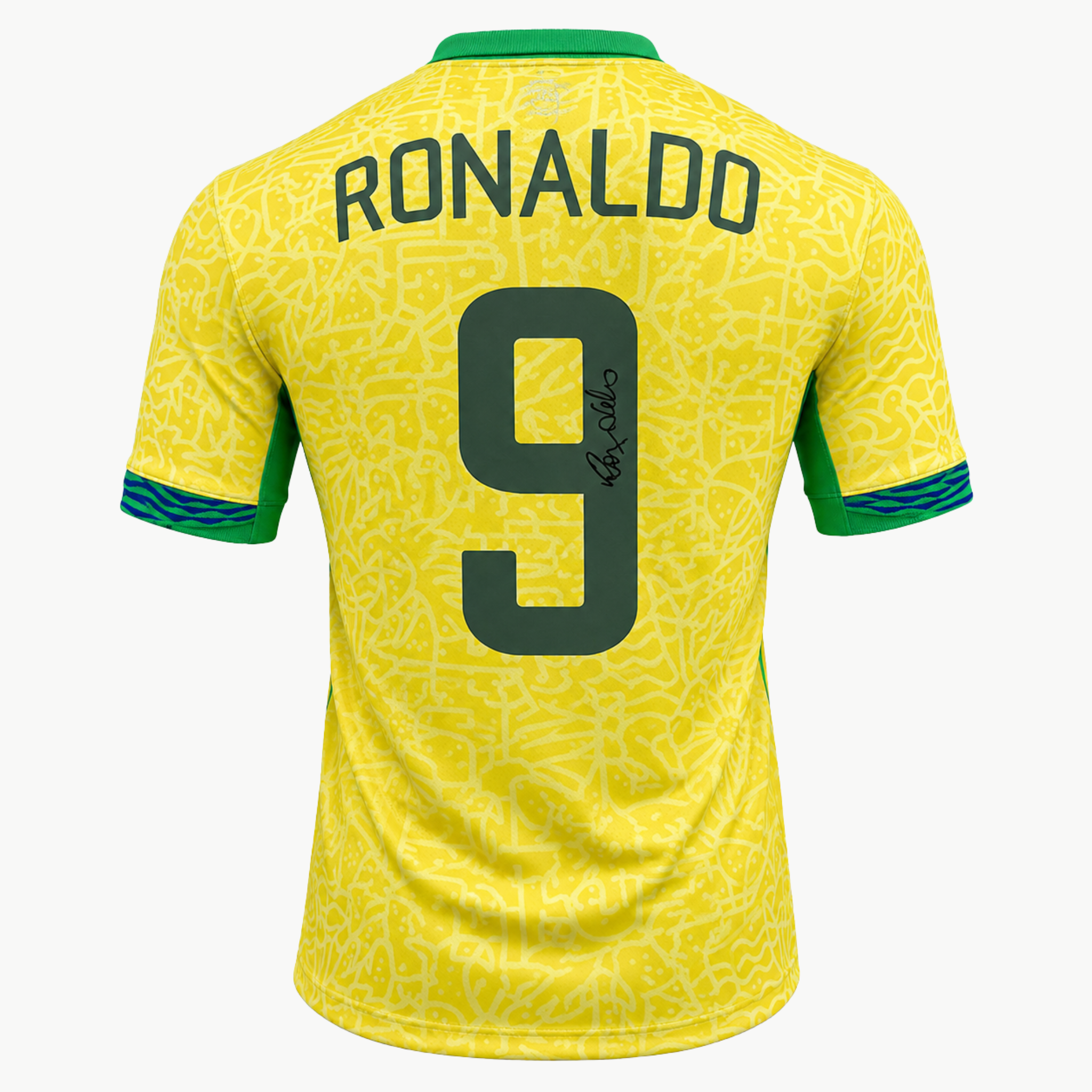 Ronaldo Nazário de Lima Signed Brazil Home Shirt