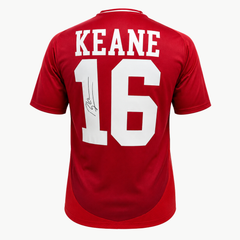 Roy Keane Signed Manchester United Home Shirt