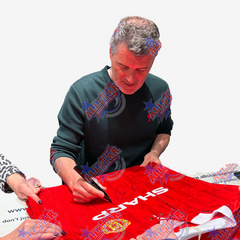 Maillot de football Manchester United signé par Roy Keane - Domicile rétro 1994