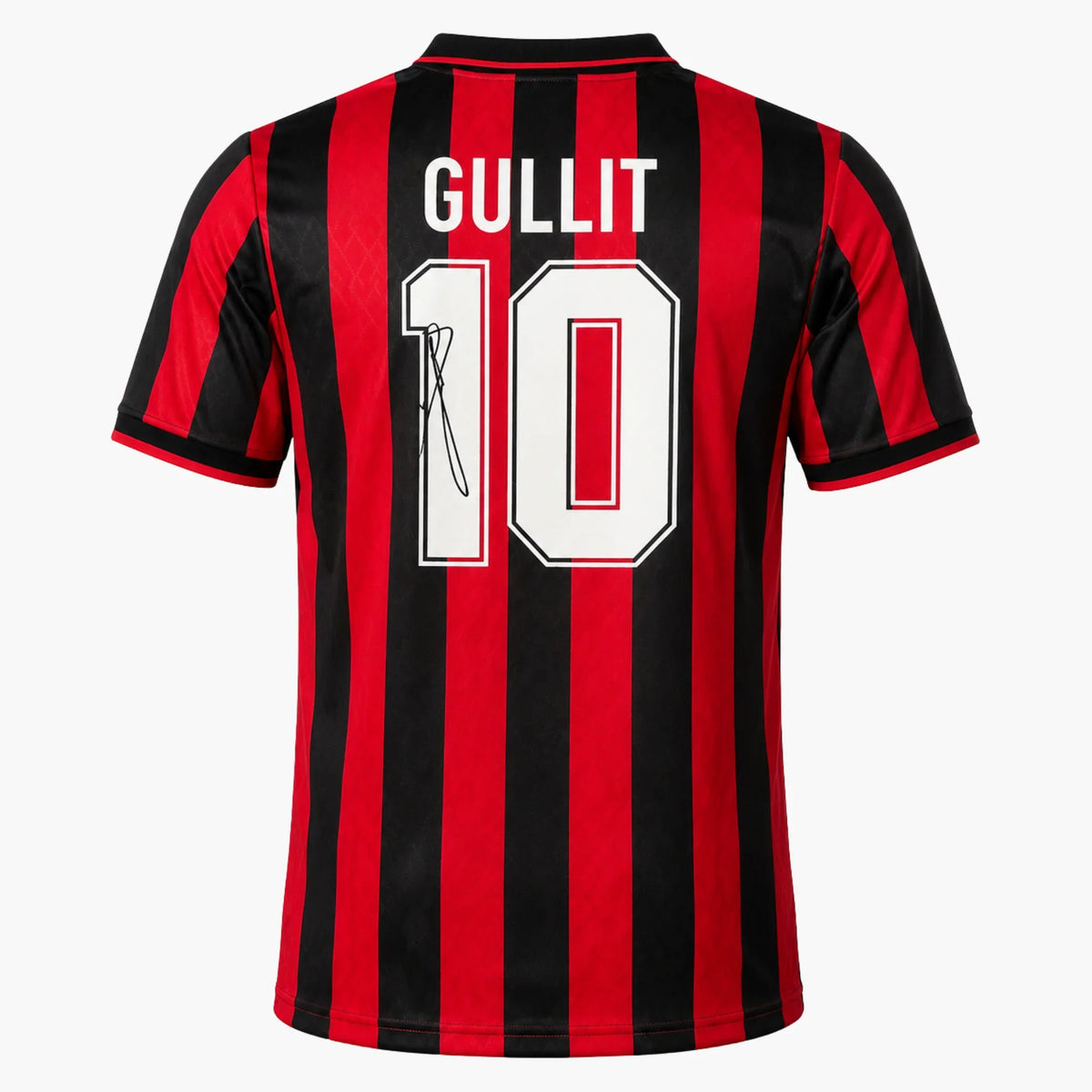 Ruud Gullit maillot domicile AC Milan signé 1988_89 | Iconic Shirts