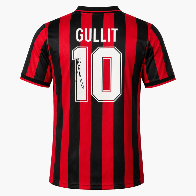 RuudGullitSignedACMilanHomeShirt1988_89 | Ikonische Trikots
