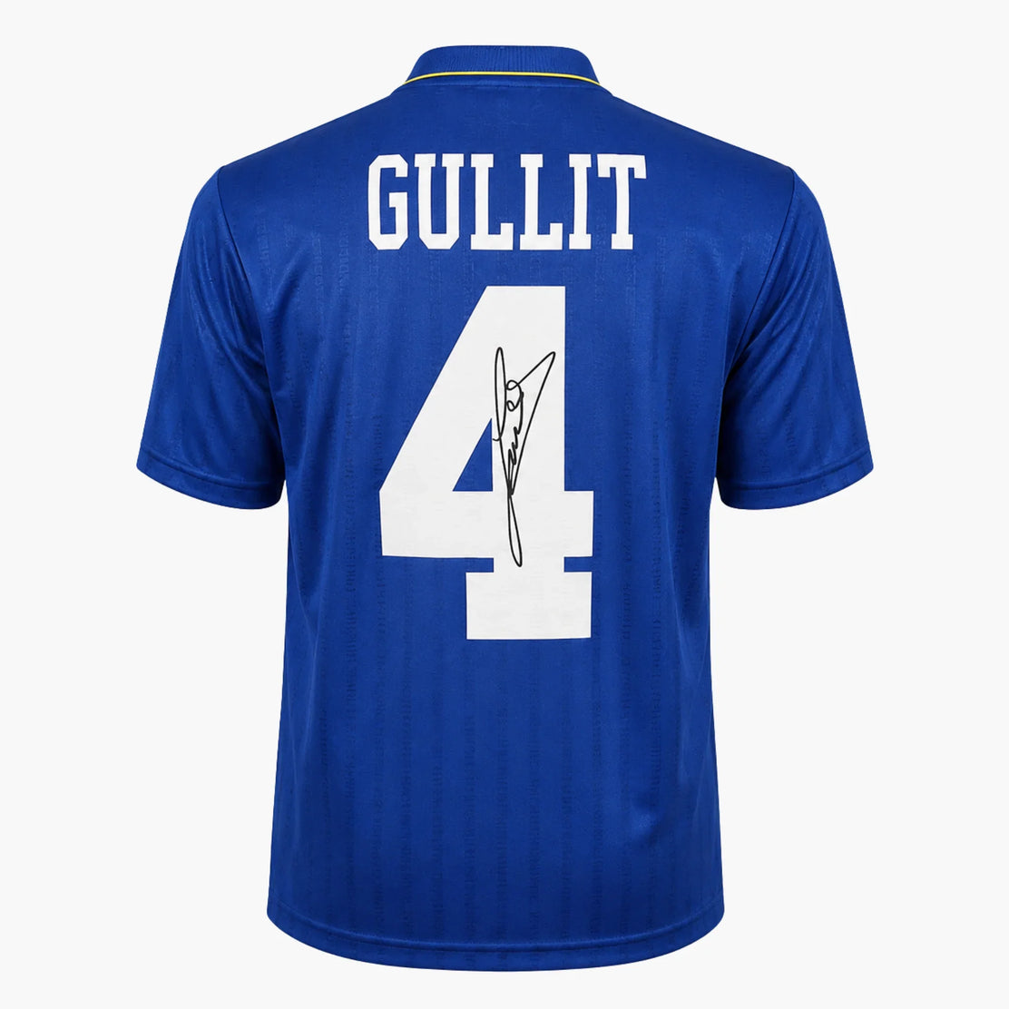 Maillot Chelsea 1997 de la finale de la FA Cup signé Ruud Gullit | Iconic Shirts