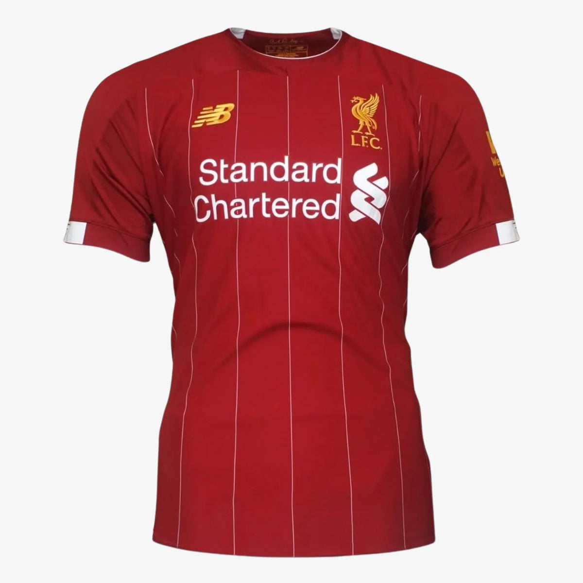 SadioManeSignedLiverpoolFootballShirt-2019-20Home-front | Iconic Shirts