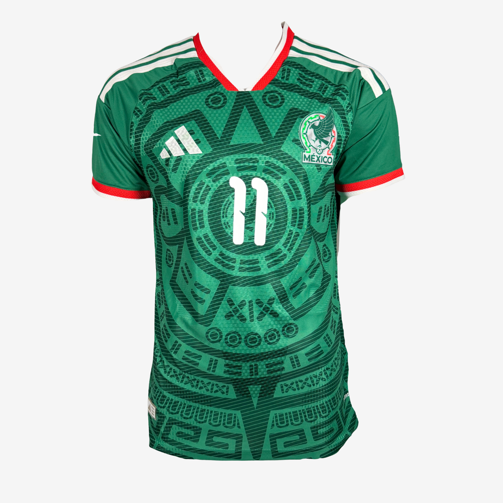 Santiago Giménez Signed Mexico 2026 Home Shirt - Iconic Shirts