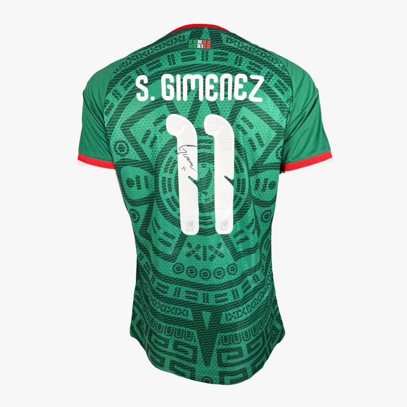 SantiagoGimenezSignedMexico2026HomeShirt | Iconic Shirts
