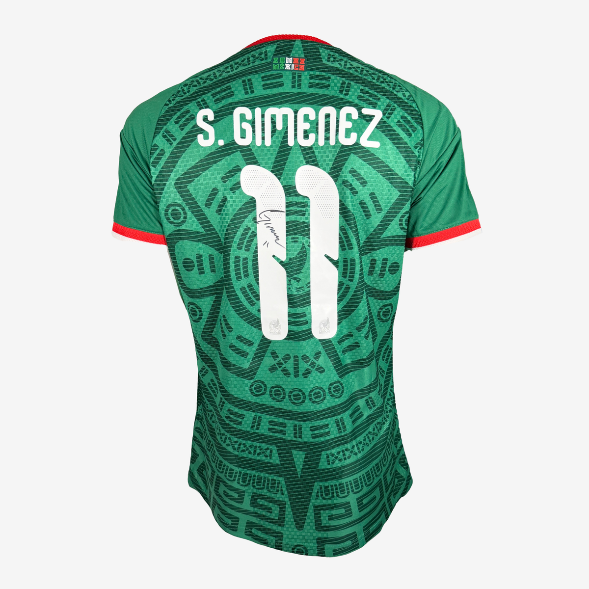Santiago Giménez Signed Mexico 2026 Home Shirt - Iconic Shirts