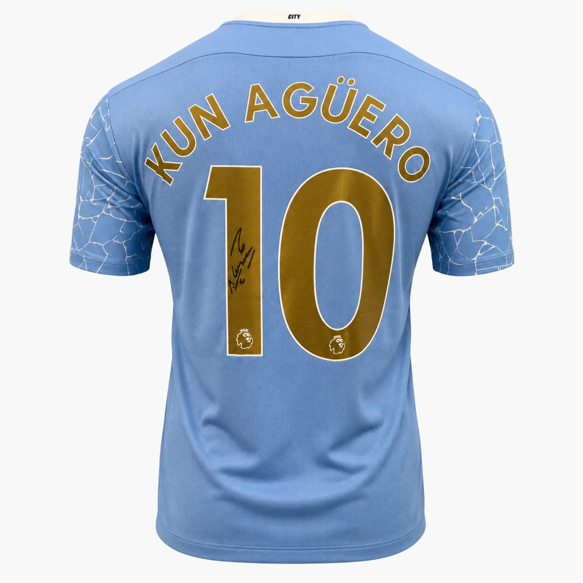 SergioAgueroSignedManchesterCityHomeShirt2020-2021 | Iconic Shirts