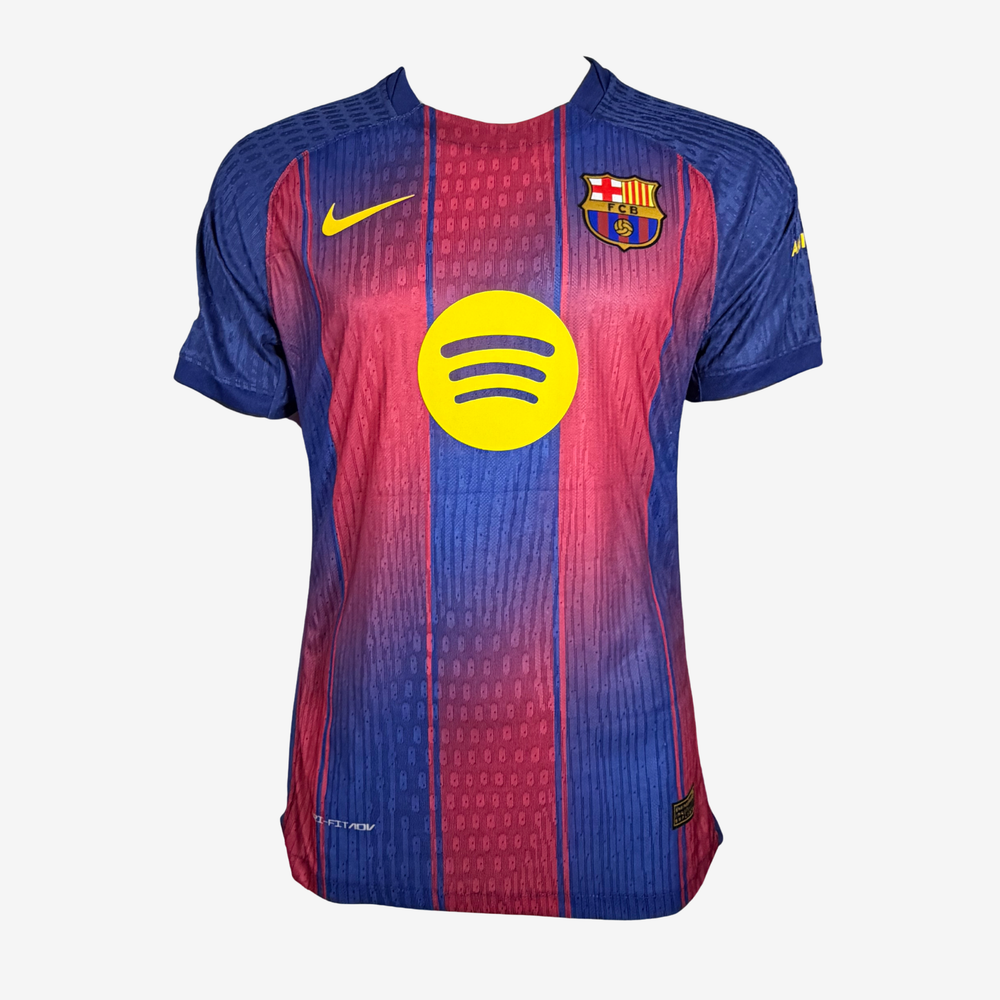 Gavi Signed FC Barcelona 2025–26 Home Shirt – Iconic Shirts