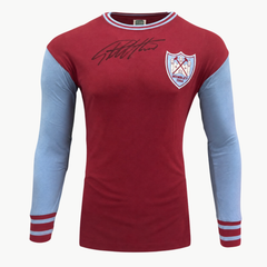 Sir Geoff Hurst Signed West Ham United 1964 FA Cup Final Shirt