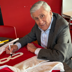 Sjaak Swart Signed Ajax Shirt - Number 8 - Framed