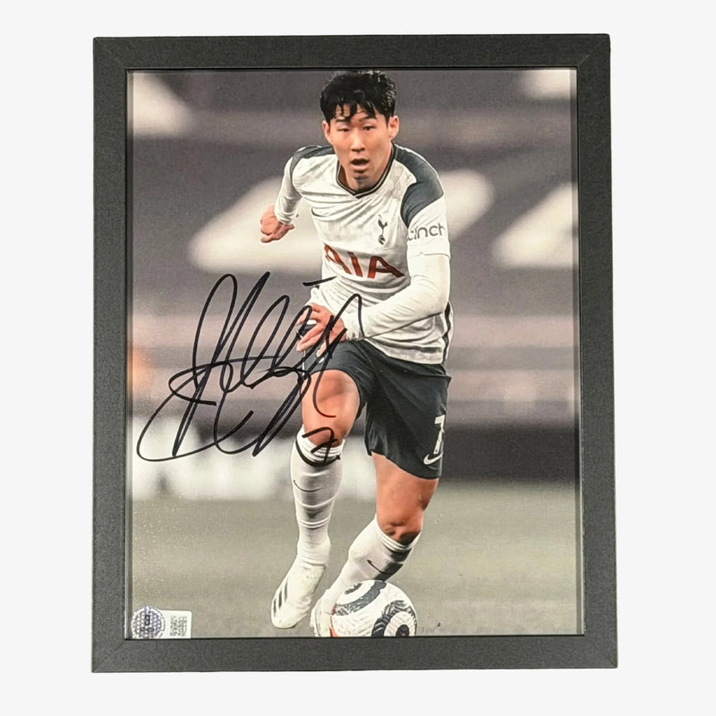 SonHeung-minSignedTottenhamHotspurPhoto | Iconic Shirts