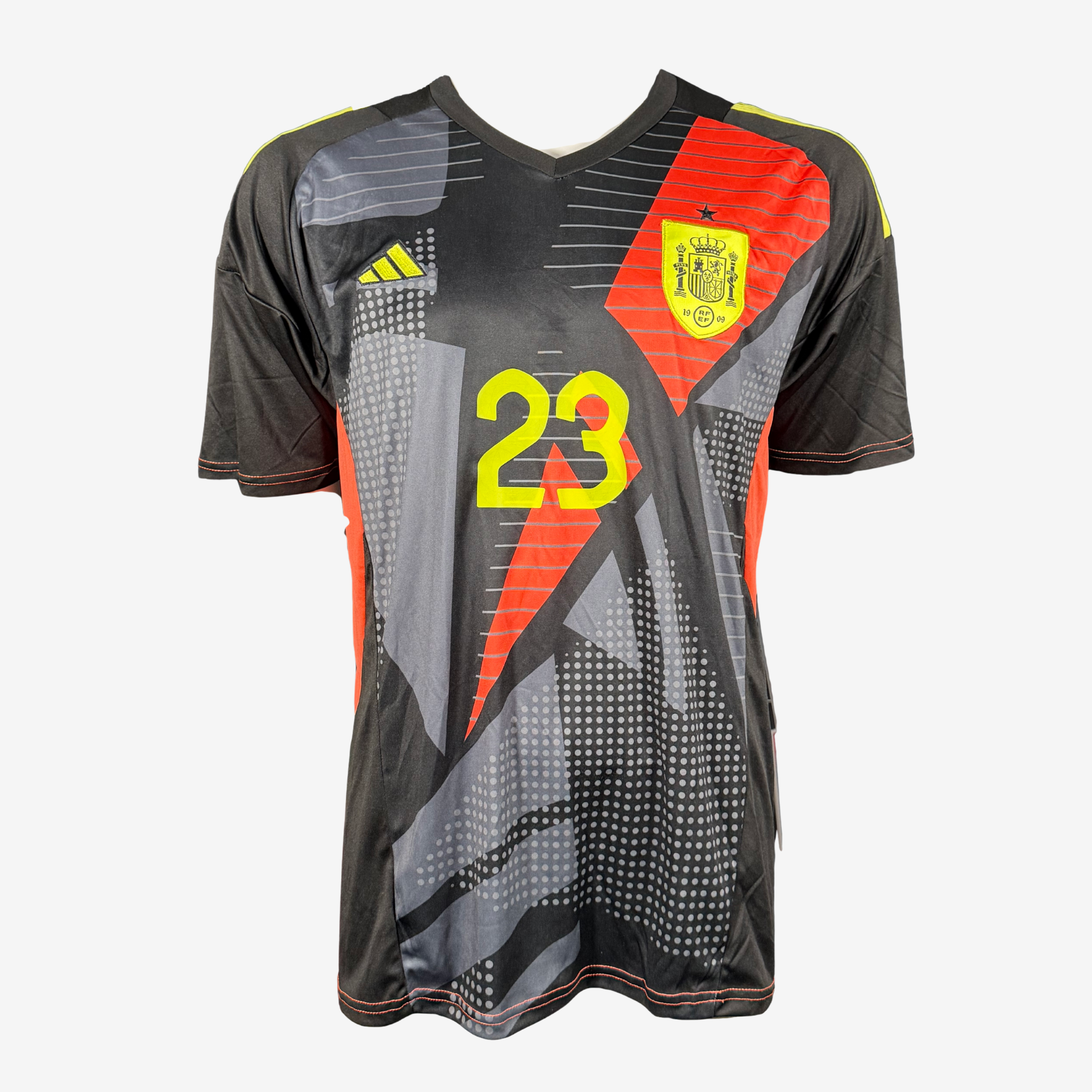 Unai Simón Signed Spain Goalkeeper Shirt - EURO 2024