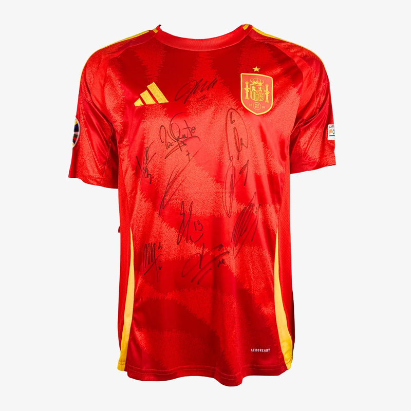 SpainHomeShirt2024_MultiSigned | Iconic Shirts