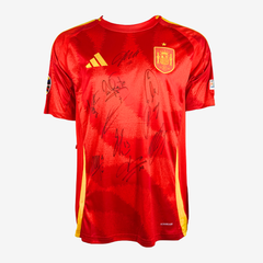 Spain Home Shirt 2024 – Multi Signed - Iconic Shirts